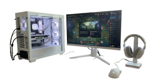 Gaming Computer - Plastic, Metal Build, Integrated Graphics, LED Monitor