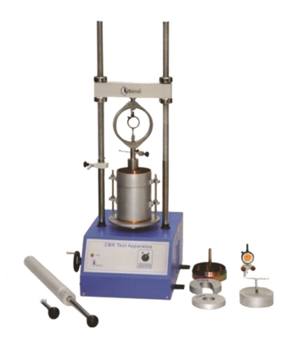 Motorised Laboratory California Bearing Ratio Apparatus - Color: Blue