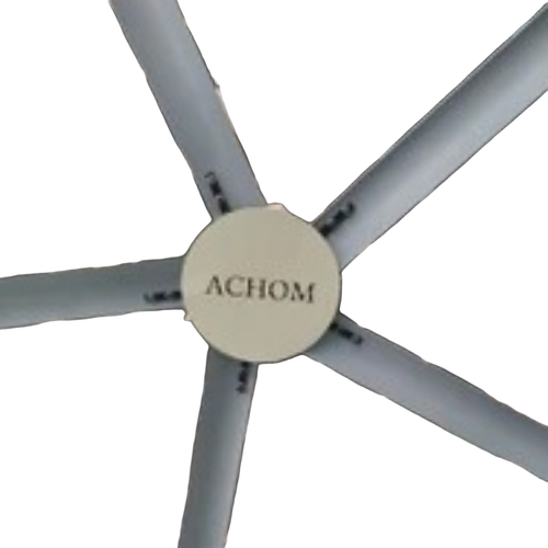 Pmsm Hvl Fan - Iron, 8 Ft, Gray, 0.76-1.5 kW Motor, 50001-80000 mÂ³/hr Airflow | Warehouse, Commercial, Dairy Farm, Gym, Factory, Hangar, Workshop