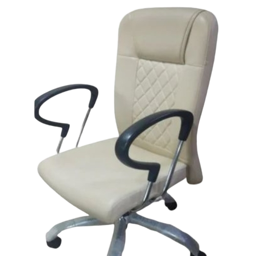 White High Back Boss Chair - Durable White Finish, Rust Proof, Corrosion Resistant