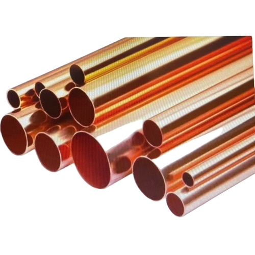 Copper Tube - Copper 8-70 mm Diameter 0.50-20 mm Thickness 6 Meter Length Golden Circular DHP Grade Industrial Use