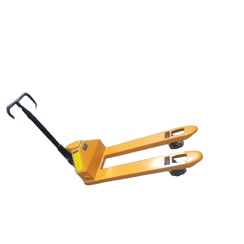 Hand Pallet Truck - Mild Steel, Standard Size, Yellow | Hand Operated, 5000 Kg Capacity, Industrial Use