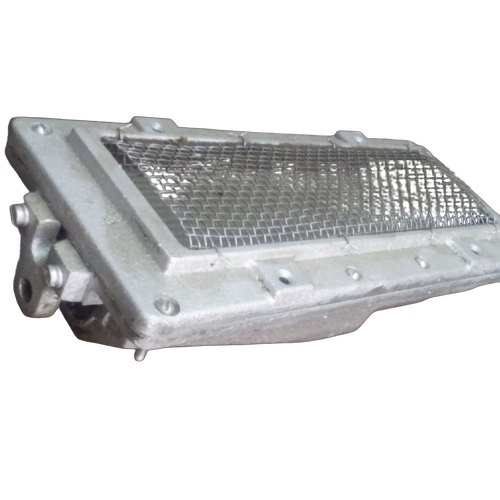 Infrared Gas Burner - Iron, 100x400 mm | Single Burner, LPG Fuel, Stainless Steel Surface