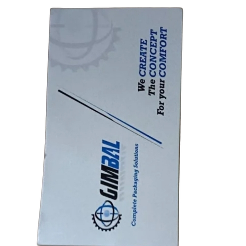 Promotional Visiting Card - Paper 90GSM, 3 x 1 Inch, White | Printed Offset Design
