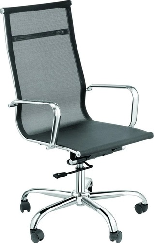 Stainless Steel Mesh Executive Chair - Stainless Steel, Multi Color, Adjustable Height | Ergonomic Design, Breathable Mesh, Swivel Tilt Mechanism