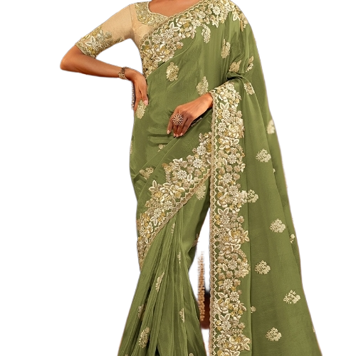 Embroidery Saree