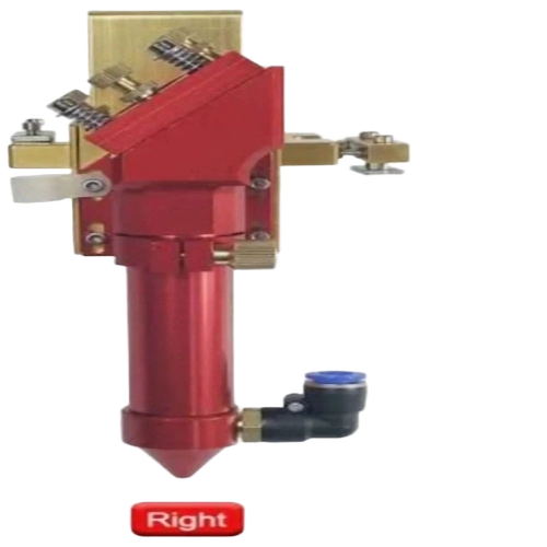 Laser Head Mount - Red Analog/Digital Control 0.001-0.01mm Resolution | Precise Focusing Heat Resistant Stable Operation