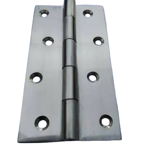 Iron Hinges - Iron, All Sizes, Silver Polished | Rust Resistant, Durable, Smooth Operation, Wear Resistant