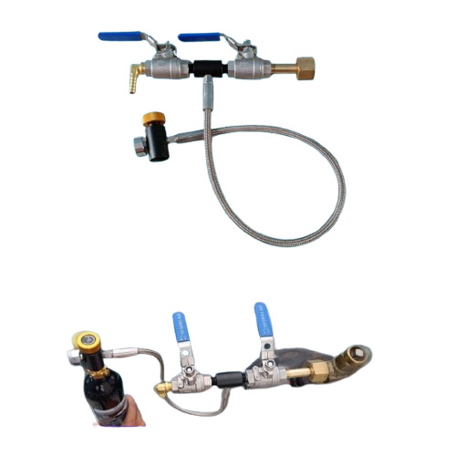 Paintball Double Valve Co2 Refilling Station Kit