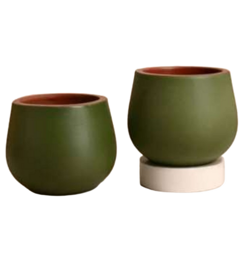 Small Round Terracotta Pot - Capacity: 2 Kg