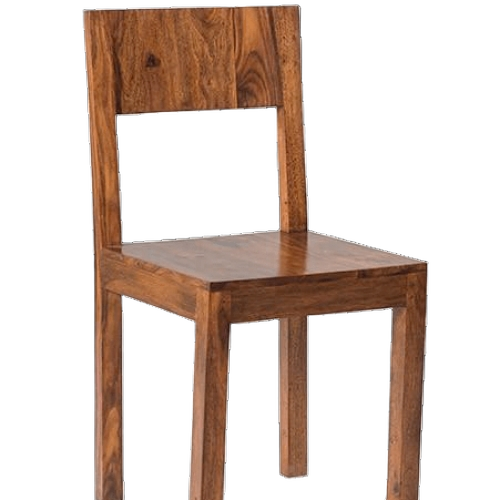 Smooth Finish Wooden Chairs - Wooden, Brown, Polished Surface | Eco-Friendly, Fireproof Standard, UV Resistant, Stylish Indoor Office Furniture