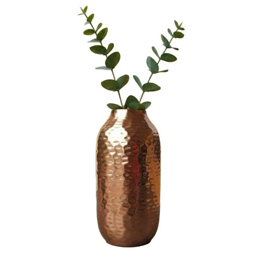 Plating Metal Flower Vase Pot - Bottom Diameter: 13  Centimeter (Cm)
