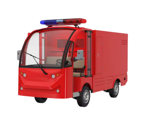Electric Fire Vehicle - Metal Standard Size Red | Diesel Fuel New Condition Fire Fighting 1 Year Warranty