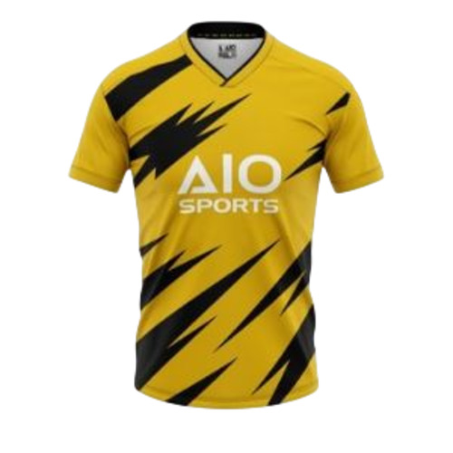 Football Jersey - Polyester, Customized Size, Multiple Colors | Lightweight, Breathable, Washable, Regular Fit, Printed Pattern