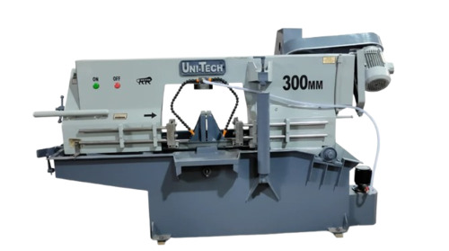 Metal Cutting Band Saw Machine - Metal Standard Size Electric Powered | Automatic Control Semi Automatic Cutting 1 Year Warranty