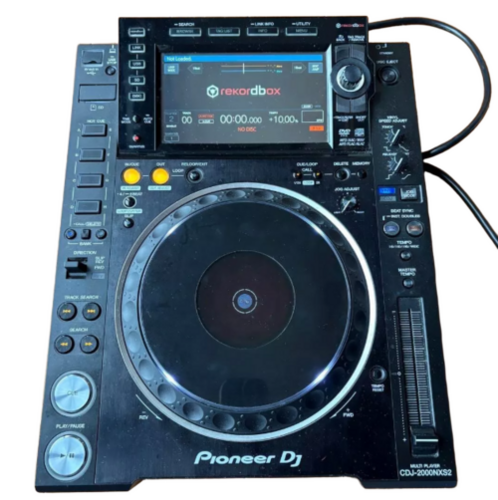 Pioneer Dj Cdj-2000Nxs2 Professional Multi Player Cdj 2000 Nxs Nexus 2 Tested - Color: Black