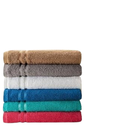 Cotton Terry Bath Towel - 30x60 Inches, Rectangle | Eco-Friendly, Plain Dyed, Machine Washable