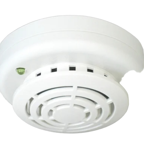 Fire Heat Detectors - ABS Material, Multicolor, Automatic Relay Outputs | Wireless, Wall Mounted, Alarm Relay, Electric Powered
