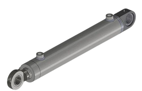 Single Acting Hydraulic Cylinders - Metal Standard Size Grey | Heavy Duty High Efficiency 1 Year Warranty