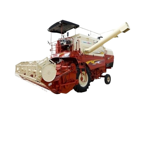 Swaraj 8100ex Combined Harvester - Metal, Heavy Duty Engine, Diesel Power, Agricultural Use | 1 Year Warranty
