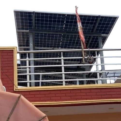 Bifacial Solar Panel - Aluminum Alloy Customize Size Blue Mono PERC 500W Moisture Resistant IEC Certified