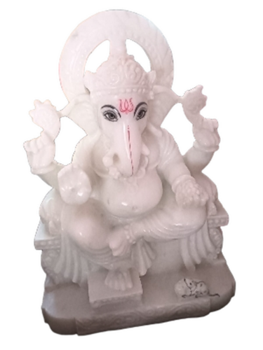 Marble Ganesh Ji Statue - Feature: Eco-Friendly