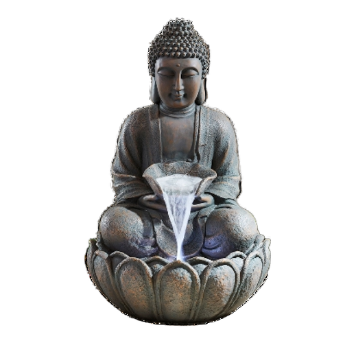 Buddha Fountain - Color: Stone Color