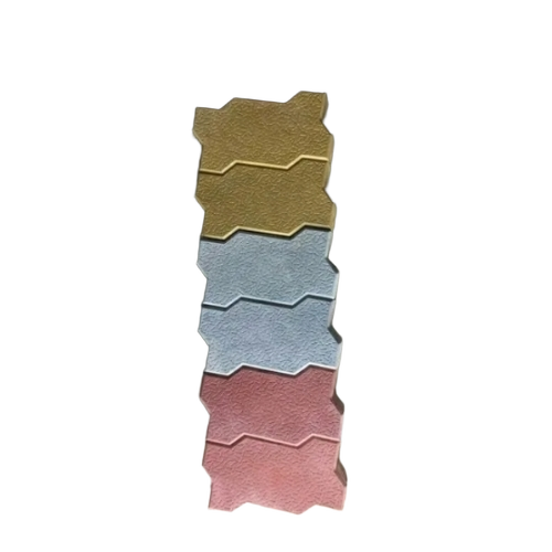 Multicolor Zig Zag Paver Blocks