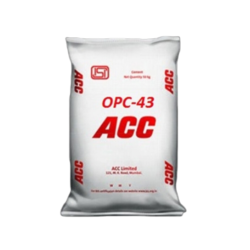 Ocp Cement - OPC 43 Grade, White | Acid-Proof, Natural Sand, Medium Fineness