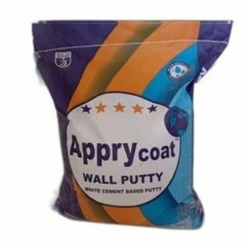 Wall Putty Cement - Acrylic Powder White 5.06 Sqm/kg Coverage | Soft Sheen Finish 3 Hours Drying Time