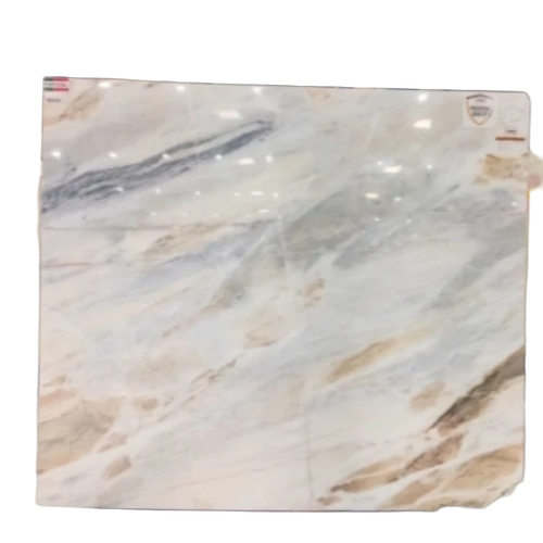 Water Resistant Marble Slab - Pink, Density 2.6-2.8 g/m3 | Smooth Finish, Scratch Resistant, Heat and Weather Resistant