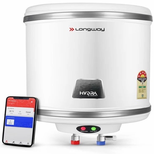 Electric Geyser - Stainless Steel 6 Litres White 2000 Watts | 5 Star Rating