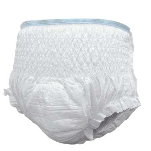 Protected White Disposable Adult Diaper 
