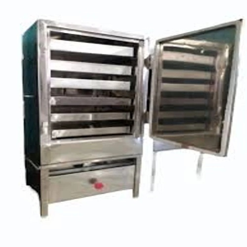 Stainless Steel Dhokla Maker Machine - Stainless Steel, Silver, 220-300V, 50-60Hz | Automatic, Compact Structure, Durable, High Efficiency