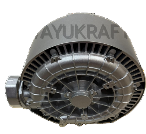 3 Hp Single Stage Turbine Blower - Color: Grey