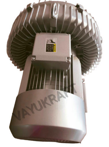 5 Hp Single Stage Ring Blower - Grey, 150 Volt, 40-350 mÂ³/hr, 80-200 mbar, Oil Free, Low Noise, Energy Efficient, Robust