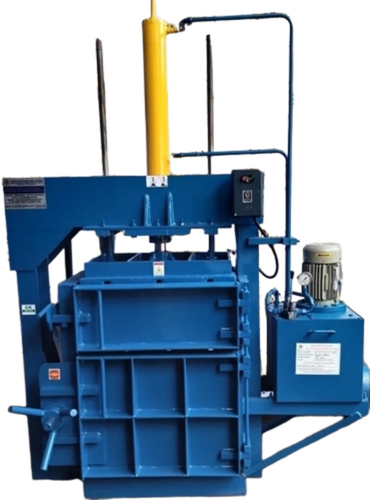 Compact Cardboard Baler - Color: Blue