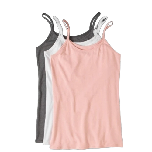 Girls Undershirts - Cotton, All Sizes, All Colors | Skin Friendly, Breathable, Stretchable, Sleeveless