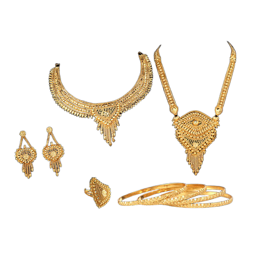 Gold Necklace Set - Grade: A