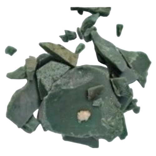 Green Wax Scrap - Recyclable Wax, Green, Grade A | Durable, Flexible, Smooth Finish, Non-Toxic, Eco Friendly