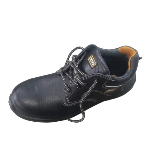 Leather Safety Shoes - Durable Leather, Multi Color | Steel Toe, Slip Resistant, Shock Absorbent, Water & Oil Resistant, Puncture Proof, Heat Resistant, Comfortable Fit