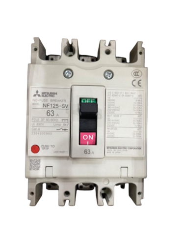 Nf125-Sv Mitsubishi Moulded Case Circuit Breaker - Features: High Breaking Capacity