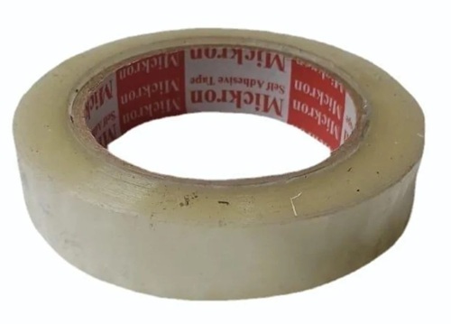 Transparent Self Adhesive Tapes - BOPP, All Sizes, White | Clear Visibility, Strong Adhesion, Tear Resistant, Moisture Resistant