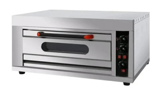 Automatic Single Deck Electric Oven - Color: Silver