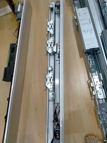 Automatic Sliding Glass Door - Polished Silver All Sizes | Motion Sensor Energy Efficient Noise Free Weather Resistant