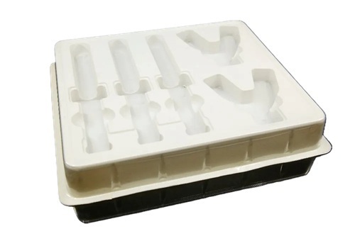 Blister Tray - Rectangular 5mm Transparent, Hard White | Disposable Packaging
