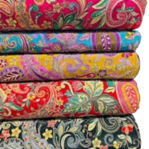 Cotton Fabric - 100% Cotton, Red, Lightweight | Breathable, Durable Weave, Soft Texture, Washable, Comfortable Wear