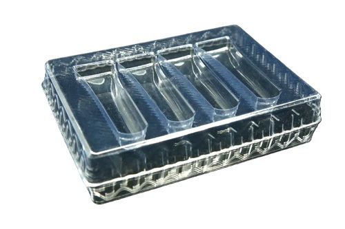 Square Blister Packaging Tray - Soft PVC All Sizes Transparent | Lightweight Heat Resistant Food Safe
