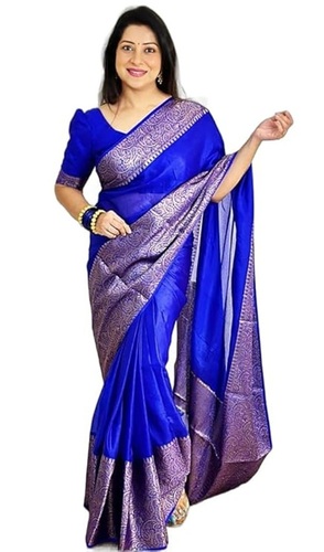 Women Saree - Cotton, All Size, Multicolor | Lightweight, Soft Texture, Breathable, Party Wear