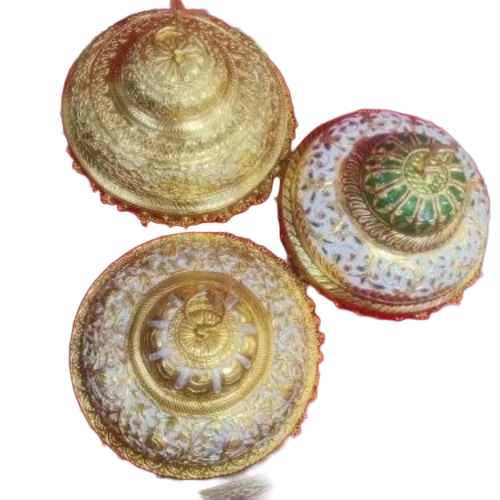 Golden Brass Chatra Temple Door